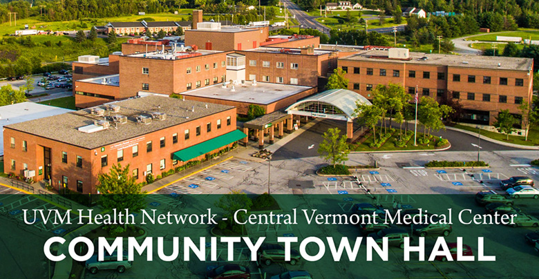 Aerial view of Central Vermont Medical Center