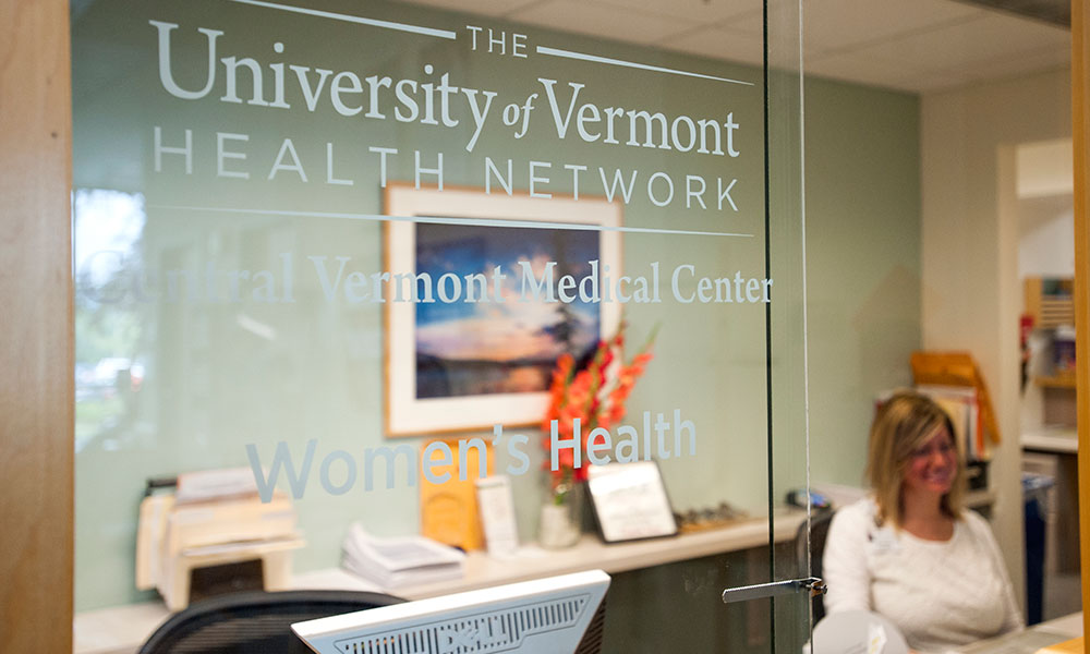 Reception area of CVMC Women's Health Practice