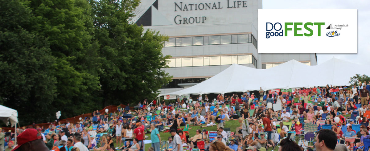 Crowd of attendees at National Life's Do Good Festival